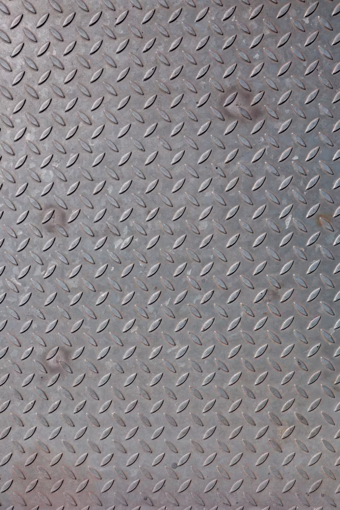 Industrial steel diamond plate